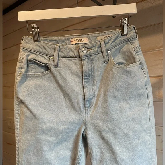 Guess | Light Wash Mom Jeans - Picture 8 of 11